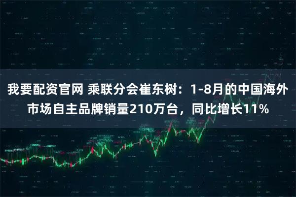 我要配资官网 乘联分会崔东树：1-8月的中国海外市场自主品牌销量210万台，同比增长11%